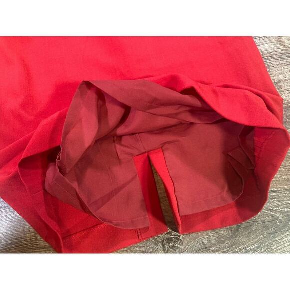 Chetta B Red Black Sheath Dress Lined Occasional Career Versatile Size 2 - Picture 5 of 8